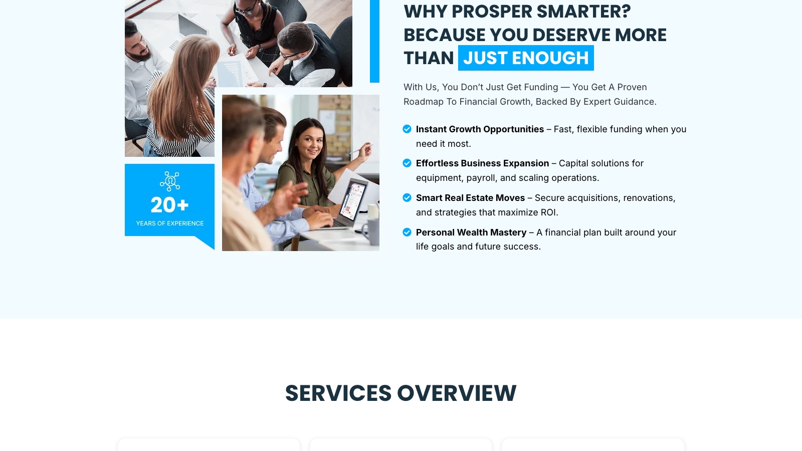 Prosper Smarter: GoHighLevel • Finance Funnel