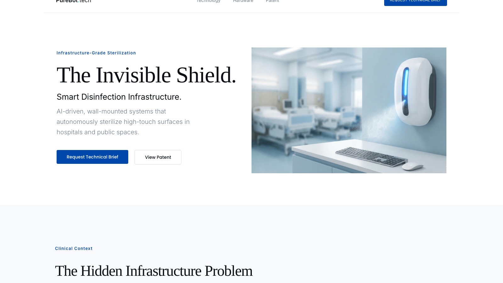 PureBot: WordPress • Medical SaaS