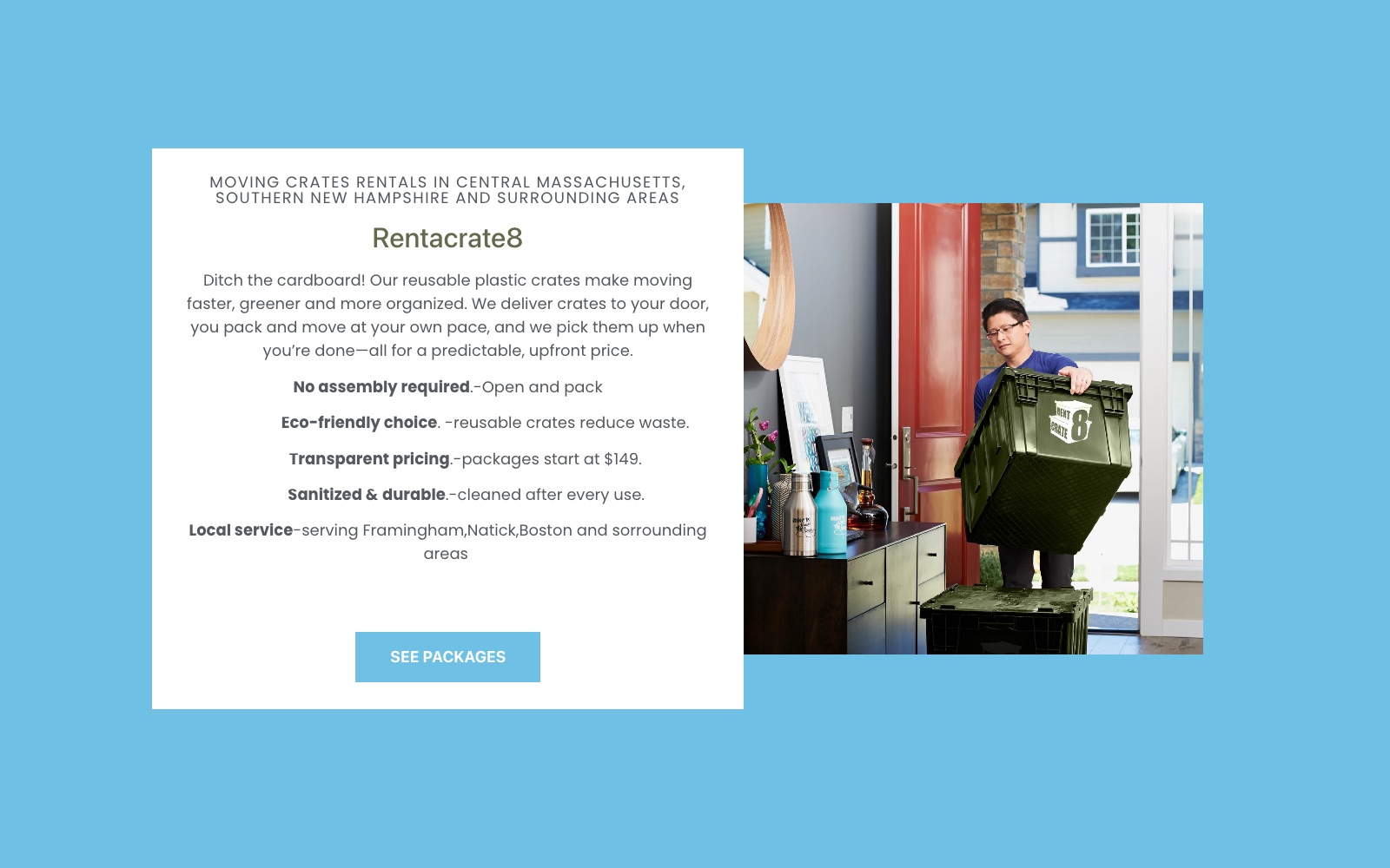 Rentacrate8: WooCommerce • Booking • Local Service