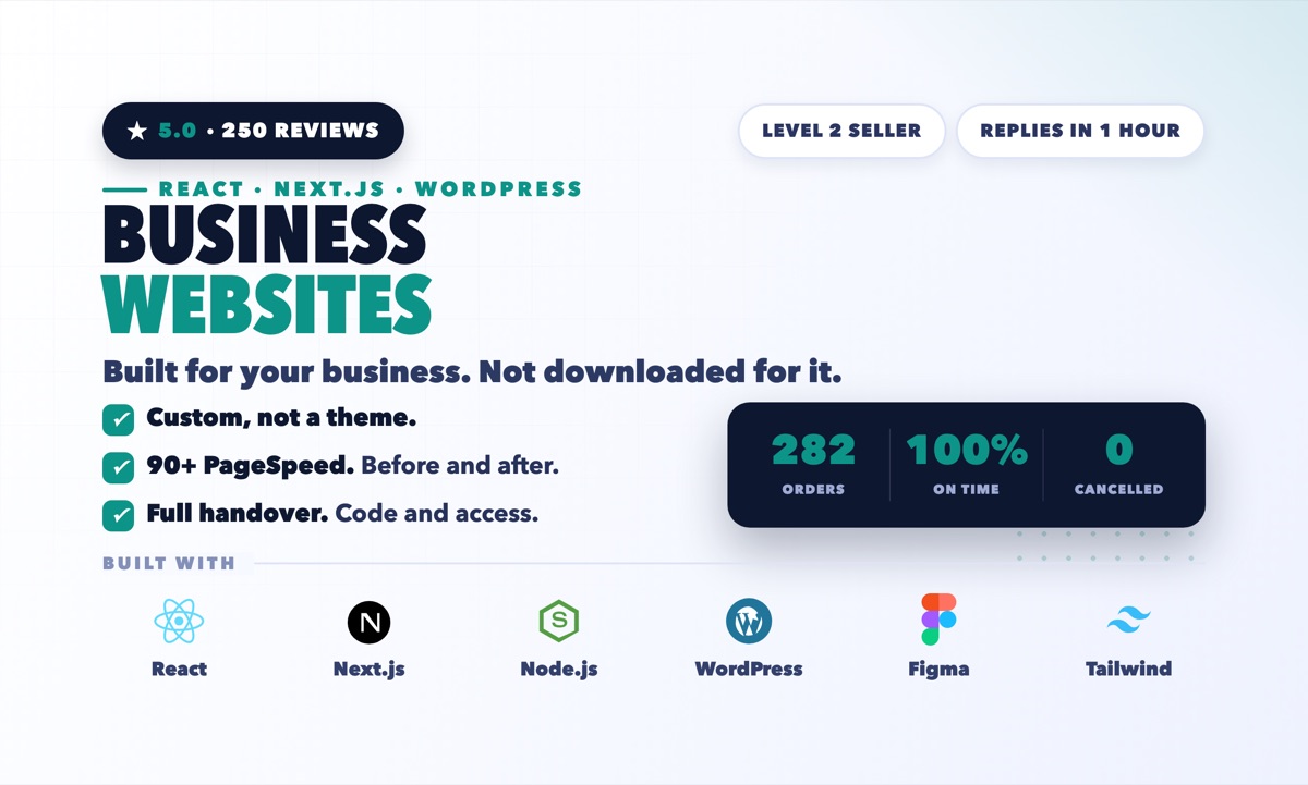 Custom Business Websites: website development