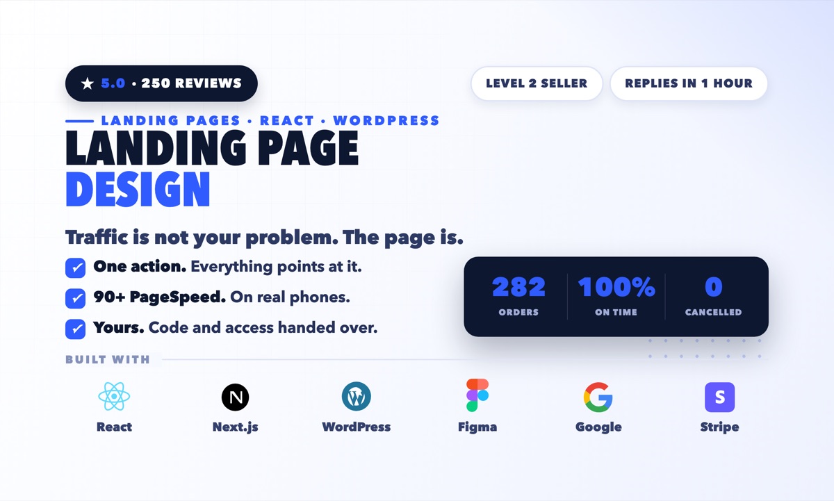 Landing Page Design: business landing page