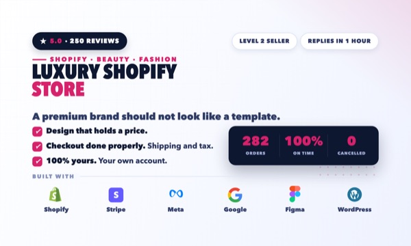 Luxury Shopify Store: luxury shopify store