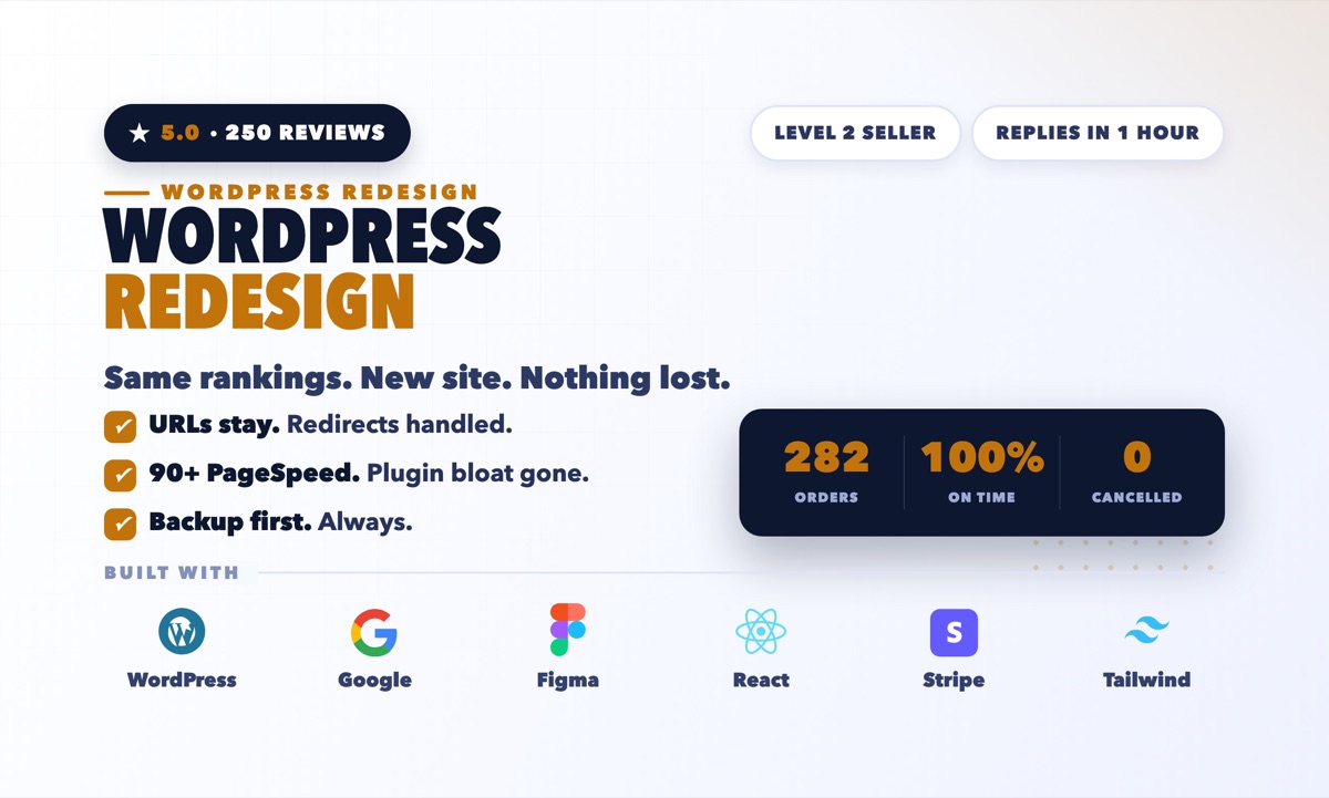 WordPress Redesign: wordpress website redesign