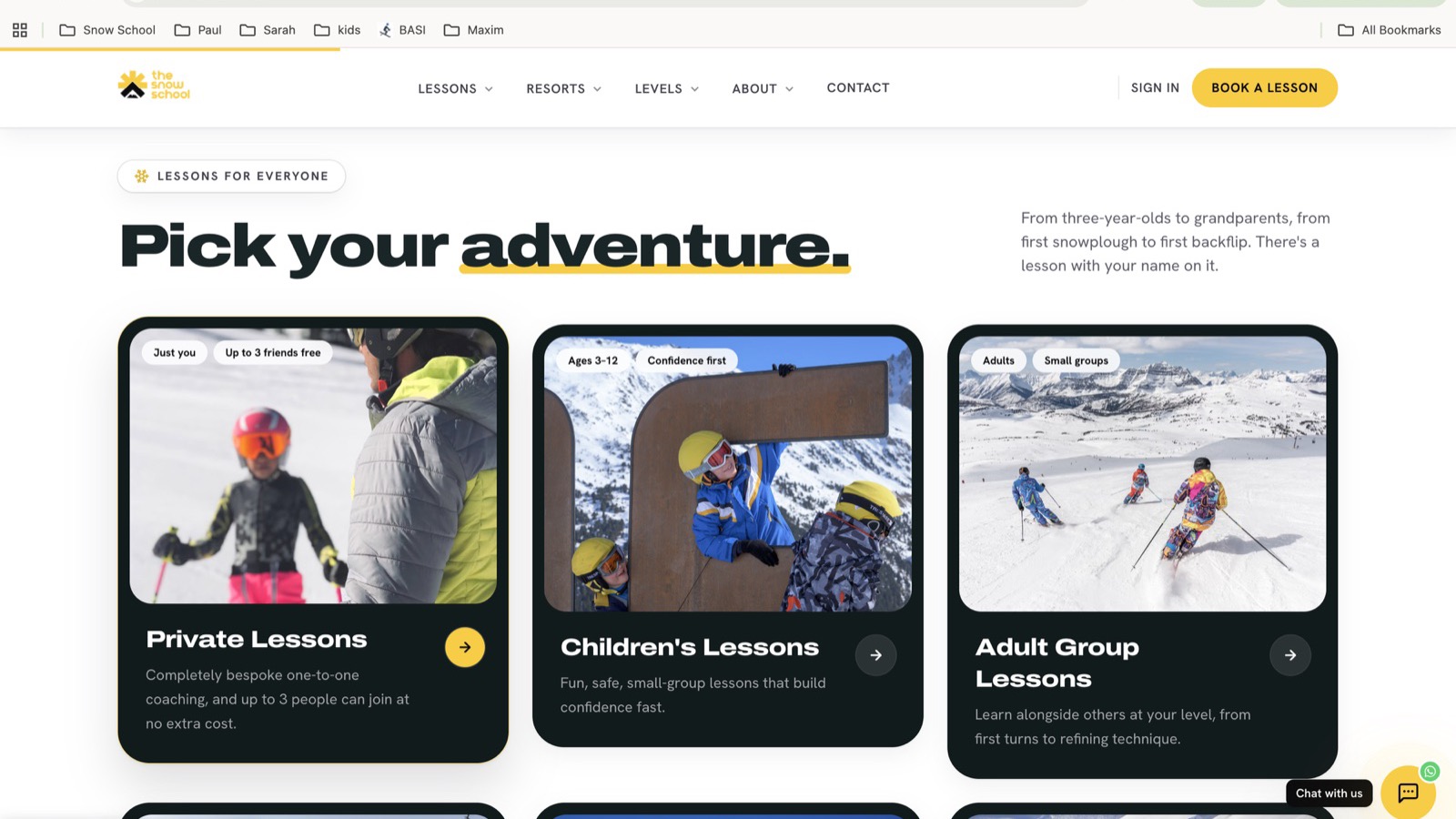 SnowSchool screenshot 2