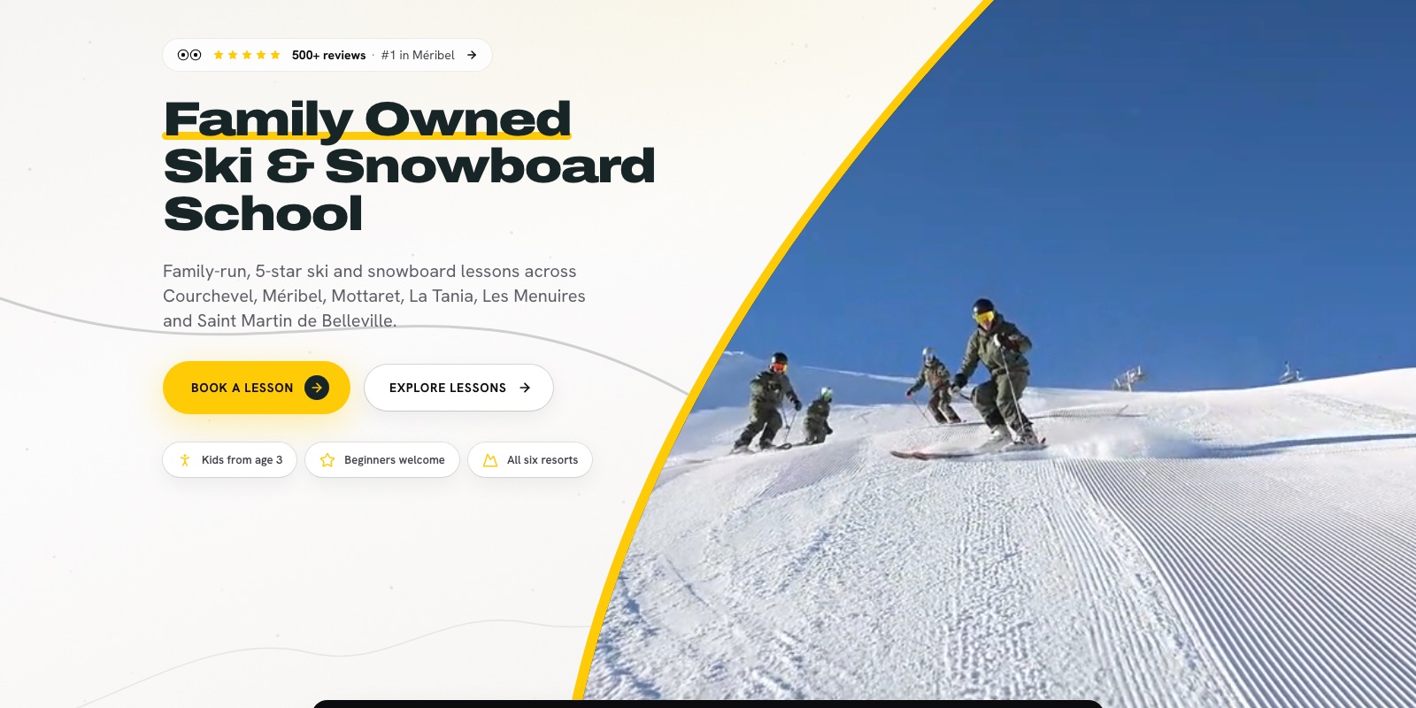 SnowSchool — MERN • Booking Platform
